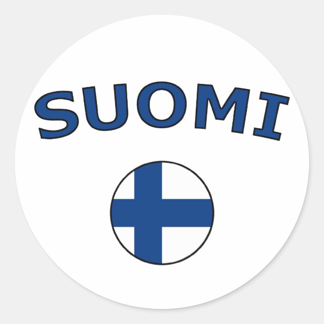 Adesivo Redondo Suomi (Frente)