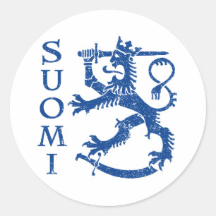 Adesivo Redondo Suomi