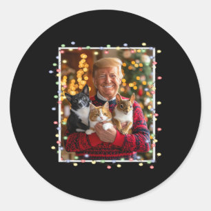 Adesivo Redondo Suor de Natal Trump Pet Pet Lover