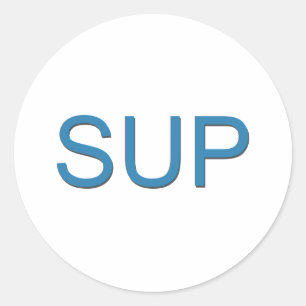 Adesivo Redondo SUP (se levante Paddleboarding)