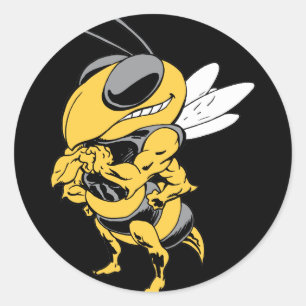 Adesivo Redondo Super Bee Zangada