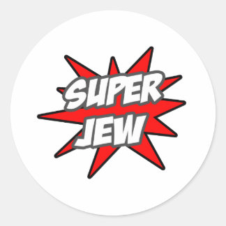 Adesivo Redondo Super judeu