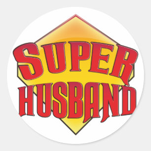 Adesivo Redondo Super Marido