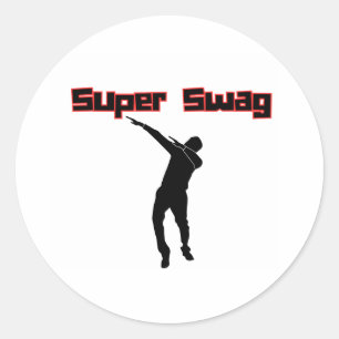 Adesivo Redondo Super swag 2024