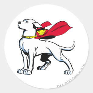 Adesivo Redondo Superdog Krypto