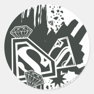 Adesivo Redondo Supergirl Mantenha-o fresco 2