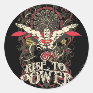 Adesivo Redondo Superman - It's Showtime! Poster