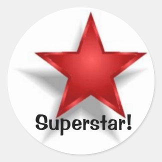 Adesivo Redondo Superstar!