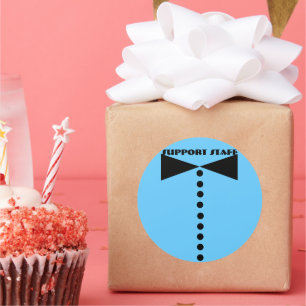 Adesivo Redondo Suportar Funcionarios -