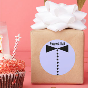 Adesivo Redondo Suportar Funcionarios -