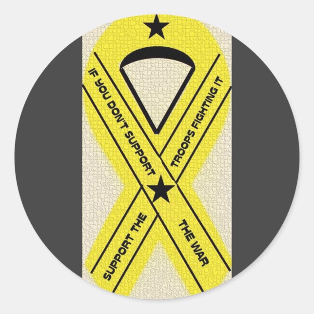 ADESIVO REDONDO SUPORTE A NOSSA BRILHA DE TROPAS (Frente)