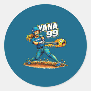 Adesivo Redondo Suporte de Softbol Moswag Yana 99