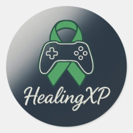 Adesivo Redondo Suporte HealingXP