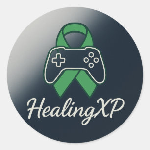 Adesivo Redondo Suporte HealingXP