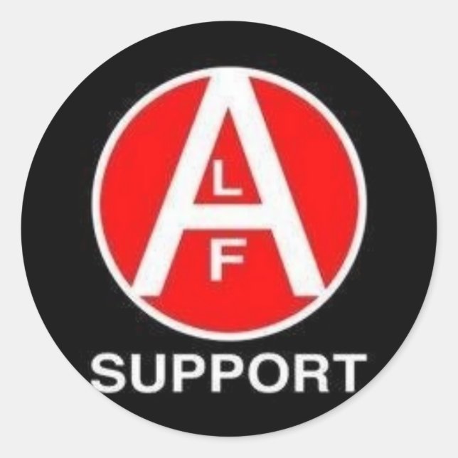 Adesivo Redondo Suporte para ALF (Frente)