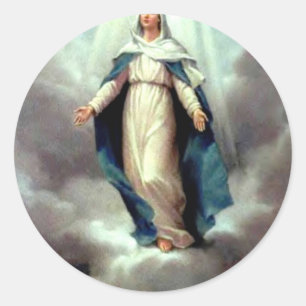 Adesivo Redondo Suposição de Mary