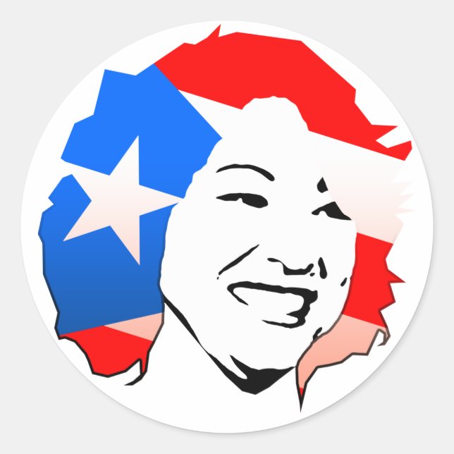 Adesivo Redondo Supremo Tribunal de Justiça Sonia Sotomayor Sticke (Frente)