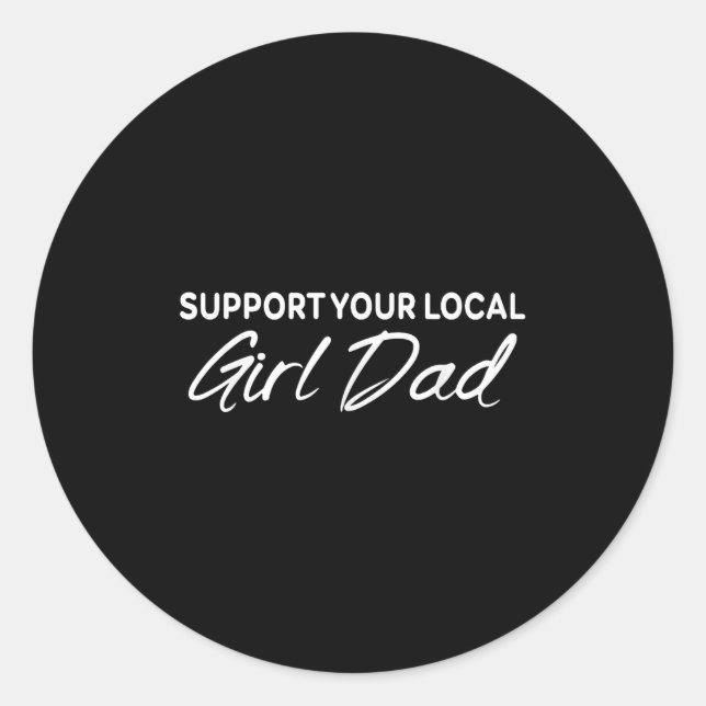 Adesivo Redondo Suprt Your Local Apparel  (Frente)