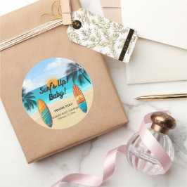 ADESIVO REDONDO SURF - CHÁ DE FRALDAS