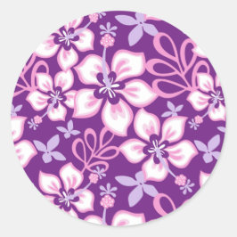 Adesivo Redondo Surf DE JUNGLE (COMBO PURPLE) - VINHETA CLÁSSICA