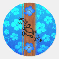Surfboard Retro Honu