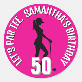 Adesivo Redondo Surpresa de Golfe Especial