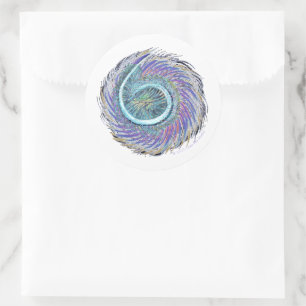 Adesivo Redondo Susea Blu Studios Air Sticker