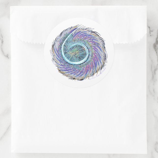 Adesivo Redondo Susea Blu Studios Air Sticker (Bolsa)