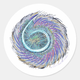 Adesivo Redondo Susea Blu Studios Air Sticker