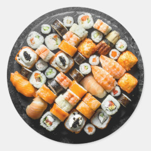 Adesivo Redondo Sushi Púltimo