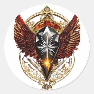 Adesivo Redondo "Sussuros: Vinheta