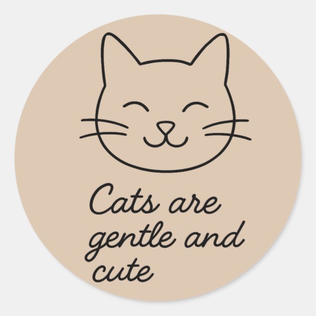 Adesivo Redondo Sussurros gentis (Frente)