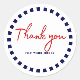Adesivo Redondo Sutil Círculo De Gratidão Obrigado Rótulos
