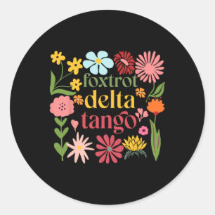 Adesivo Redondo Sutil Tampão Floral Resiste Flores de Camisa Foxtr