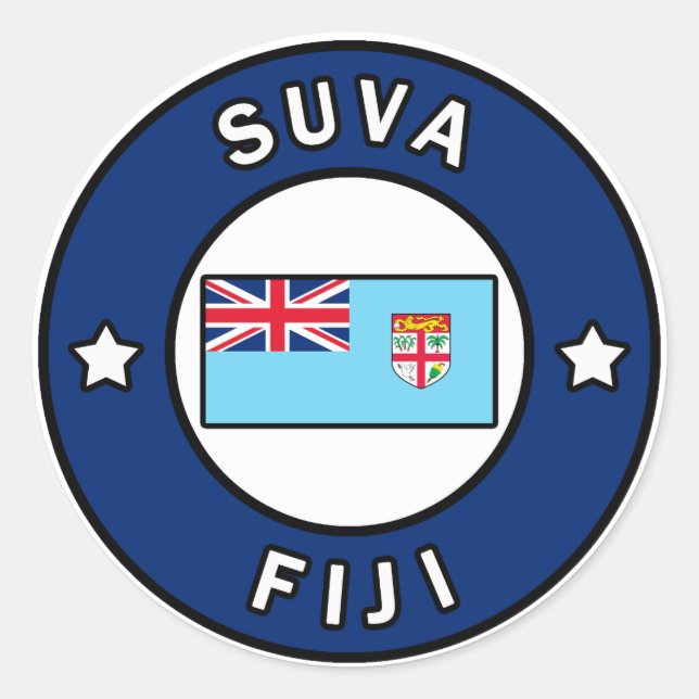 Adesivo Redondo Suva Fiji (Frente)