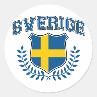 Adesivo Redondo Sverige