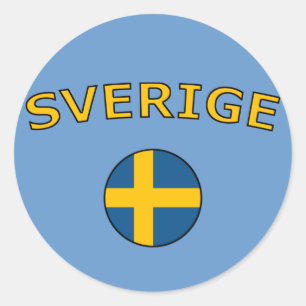 Adesivo Redondo Sverige