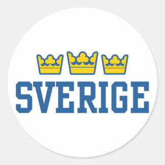 Adesivo Redondo Sverige