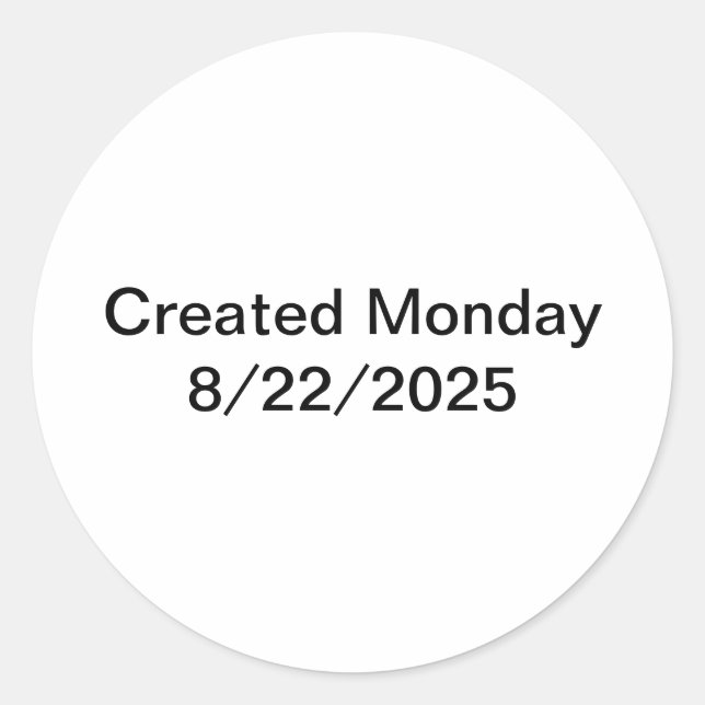 Adesivo Redondo svsedf (Frente)