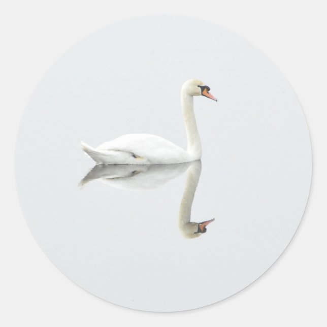Adesivo Redondo Swan (Frente)