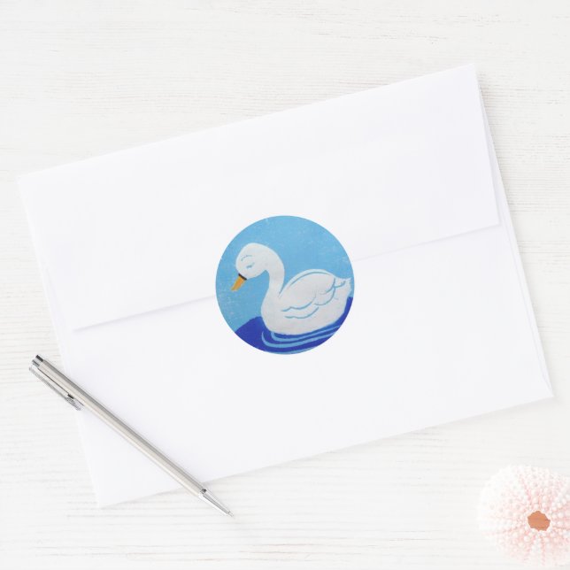 Adesivo Redondo Swan Stickers (Envelope)