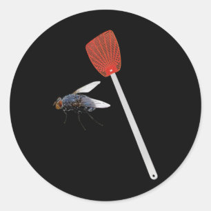 Adesivo Redondo Swatter Funny Fly Pro Biden Harris 2020 Debate Sar