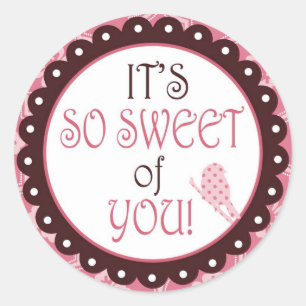 Adesivo Redondo Sweet Cake TY Sticker 2