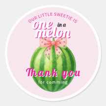 Sweet Melon First Birthday Party