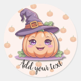 Adesivo Redondo Sweet Pumpkin Magic – Halloween Stickers