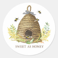 Sweet Rustic As Honey Bee Hive Glass