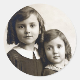 Adesivo Redondo Swigert Sisters Sticker ... 1938/1939
