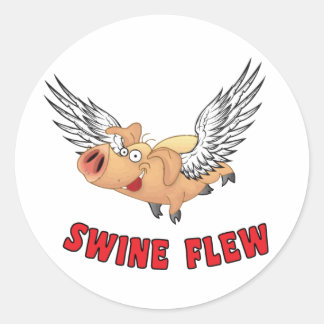 Adesivo Redondo SWINE-FLEW.ai