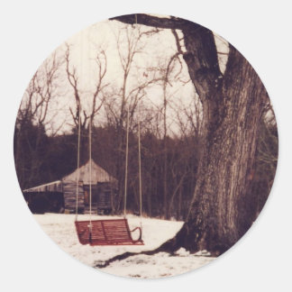 Adesivo Redondo Swing Vermelho