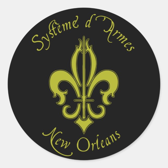Adesivo Redondo Systeme d'Armes Stickers (Frente)